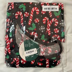 Little Sleepies Candy Cane and Holly Pajama Top